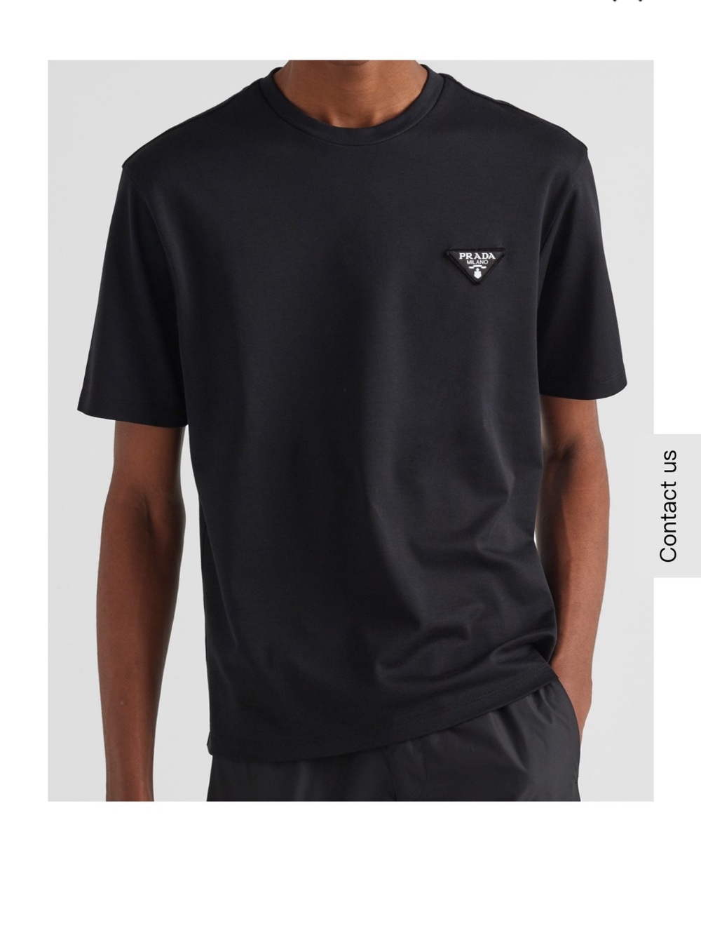 PRADA Men’s Logo Tee Size M NWT